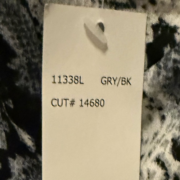 Women's Black Strapless Snake-Print Bodycon Dress Plus Size 1X Fits XL 14 NWT - Picture 7 of 7